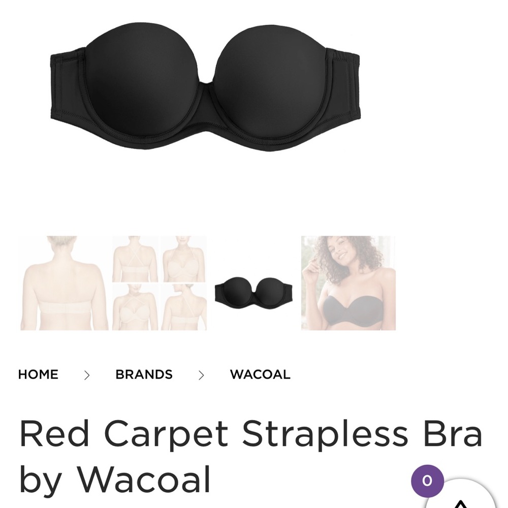 Wacoal Red Carpet Strapless Bra 38C